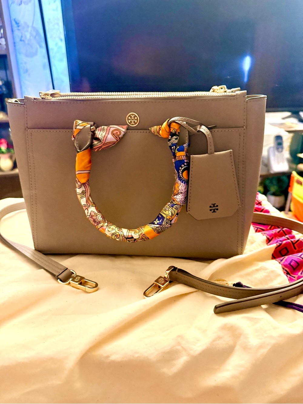 Tory Burch w/ FREE wallet and  scarf